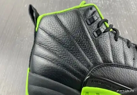 DOF FLIGHT AJ12 BLACK GREEN Jordan 12 0422